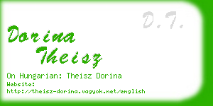 dorina theisz business card
